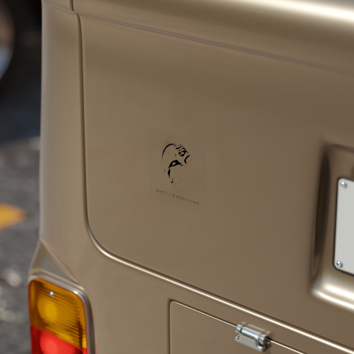 RTF Website Transparent Outdoor Stickers, Square, 1pc